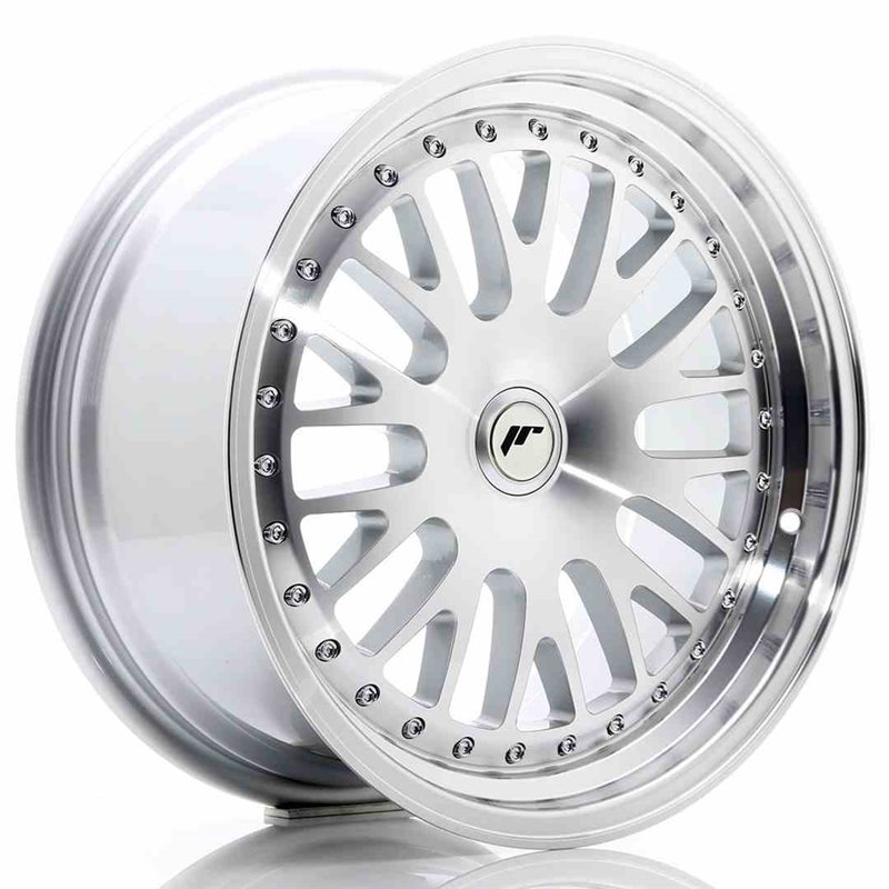 JR Wheels JR10 17x8 ET35 Blank Silver Machined Face JR Wheels JR10 17x8 ET35 Blank Silver Machined Face