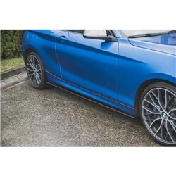 Maxton - Street Pro Rajouts Des Bas De Caisse BMW 1 F21 M135i / M140i / M-Pack Noir-Rouge