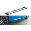 Maxton - Street Pro Rajouts Des Bas De Caisse BMW 1 F21 M135i / M140i / M-Pack Noir + Rabats Brillant