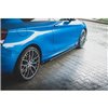 Maxton - Street Pro Rajouts Des Bas De Caisse BMW 1 F21 M135i / M140i / M-Pack Noir + Rabats Brillant 