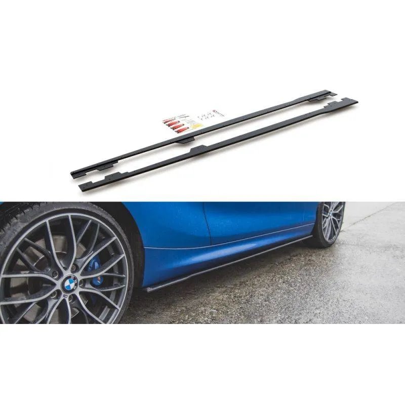 Maxton - Street Pro Rajouts Des Bas De Caisse BMW 1 F21 M135i / M140i / M-Pack Noir