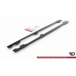 Maxton - Street Pro Rajouts Des Bas De Caisse BMW 1 F21 M135i / M140i / M-Pack Noir
