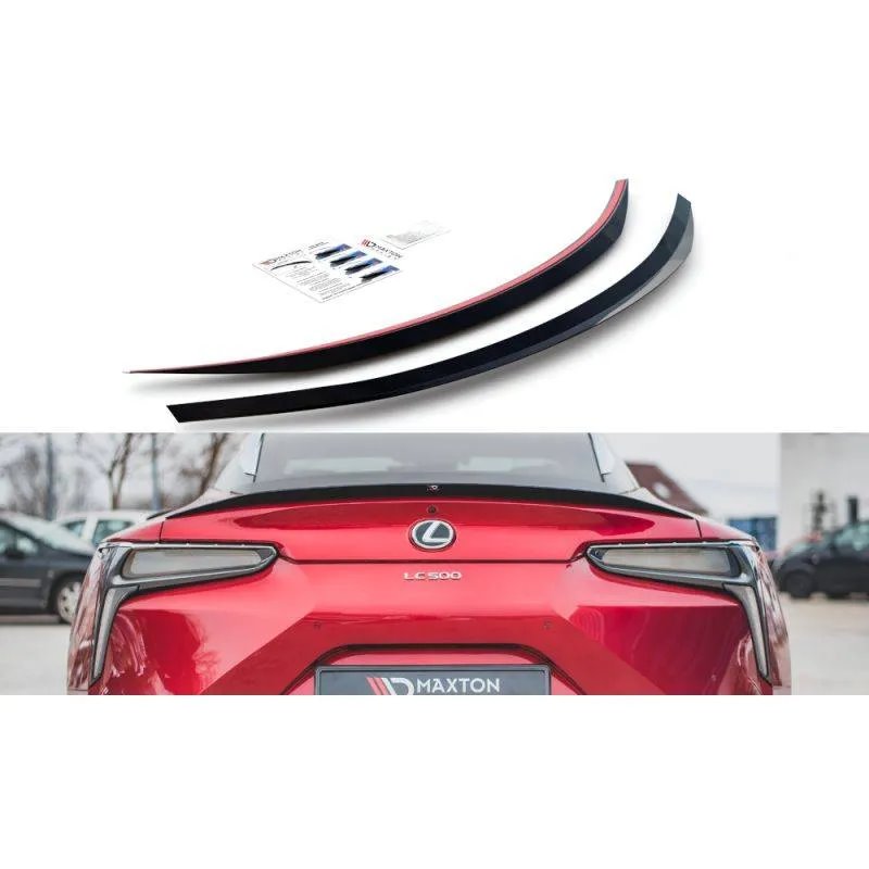 Maxton - Spoiler Cap Central Lexus LC 500 Noir Brillant