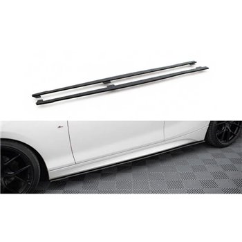 Maxton - Street Pro Rajouts Des Bas De Caisse V.2 BMW 1 F20 M135i / M140i / M-Pack Noir-Rouge