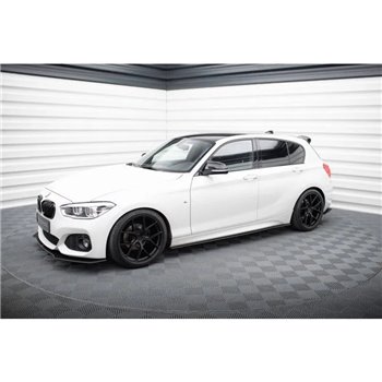 Maxton - Street Pro Rajouts Des Bas De Caisse V.2 BMW 1 F20 M135i / M140i / M-Pack Noir-Rouge