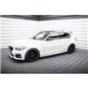 Maxton - Street Pro Rajouts Des Bas De Caisse V.2 BMW 1 F20 M135i / M140i / M-Pack Noir-Rouge