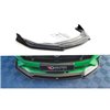 Maxton - Lame Du Pare-Chocs Avant V.2 + Ailerons Ford Mustang GT Noir Brillant
