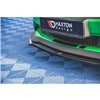 Maxton - Lame Du Pare-Chocs Avant V.2 + Ailerons Ford Mustang GT Noir Brillant