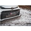 Maxton - Lame Du Pare-Chocs Avant V.3 + Ailerons Toyota GR Yaris Mk4 Noir Brillant