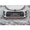 Maxton - Lame Du Pare-Chocs Avant V.3 + Ailerons Toyota GR Yaris Mk4 Noir Brillant
