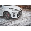 Maxton - Lame Du Pare-Chocs Avant V.3 + Ailerons Toyota GR Yaris Mk4 Noir Brillant