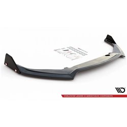 Maxton - Lame Du Pare-Chocs Avant V.3 + Ailerons Toyota GR Yaris Mk4 Noir Brillant