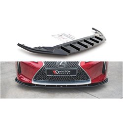Maxton - Lame Du Pare-Chocs Avant V.1 Lexus LC 500 Noir Brillant