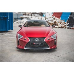 Maxton - Lame Du Pare-Chocs Avant V.1 Lexus LC 500 Noir Brillant