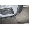 Maxton - Lame Du Pare-Chocs Avant V.2 + Ailerons Skoda Octavia RS Mk4 Noir Brillant