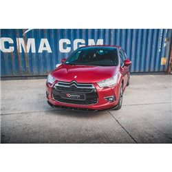 Maxton - Lame Du Pare-Chocs Avant Citroen DS4 Noir Brillant