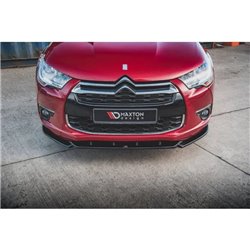 Maxton - Lame Du Pare-Chocs Avant Citroen DS4 Noir Brillant