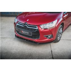 Maxton - Lame Du Pare-Chocs Avant Citroen DS4 Noir Brillant