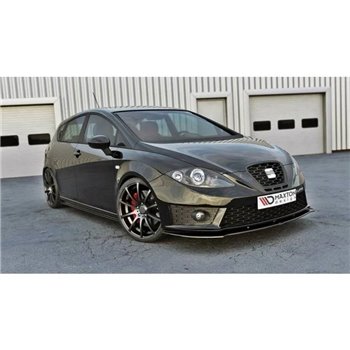 Maxton - LAME DU PARE-CHOCS AVANT V.1 SEAT LEON MK2 CUPRA FR (APRES FACELIFT)