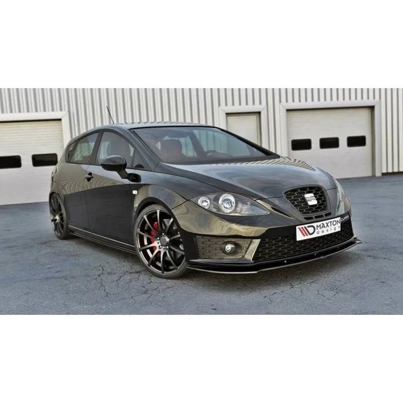 Maxton - LAME DU PARE-CHOCS AVANT V.1 SEAT LEON MK2 CUPRA FR (APRES FACELIFT)