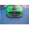 Maxton - Lame Du Pare-Chocs Avant V.1 + Ailerons Ford Mustang GT Mk6 Facelift Noir Brillant