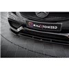 Maxton - Lame Du Pare-Chocs Avant Mercedes-Benz E63 AMG Sedan W212 Facelift Noir Brillant