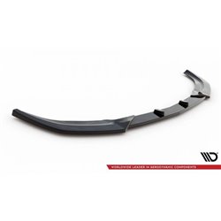 Maxton - Lame Du Pare-Chocs Avant Mercedes-Benz E63 AMG Sedan W212 Facelift Noir Brillant
