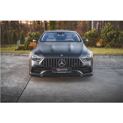 Maxton - Lame Du Pare-Chocs Avant V.1 Mercedes-AMG GT 53 4-Door Coupe X290 Noir Brillant