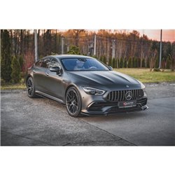 Maxton - Lame Du Pare-Chocs Avant V.1 Mercedes-AMG GT 53 4-Door Coupe X290 Noir Brillant