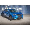 Maxton - Lame Du Pare-Chocs Avant V.1 Peugeot 2008 Mk2 Noir Brillant