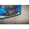 Maxton - Lame Du Pare-Chocs Avant V.1 Peugeot 2008 Mk2 Noir Brillant