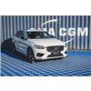 Maxton - Lame Du Pare-Chocs Avant V.1 Volvo XC60 Mk2 R-Design Noir Brillant