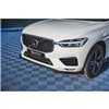 Maxton - Lame Du Pare-Chocs Avant V.1 Volvo XC60 Mk2 R-Design Noir Brillant