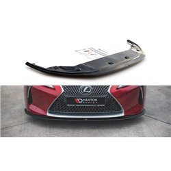 Maxton - Lame Du Pare-Chocs Avant V.2 Lexus LC 500 Noir Brillant
