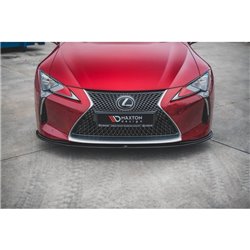 Maxton - Lame Du Pare-Chocs Avant V.2 Lexus LC 500 Noir Brillant