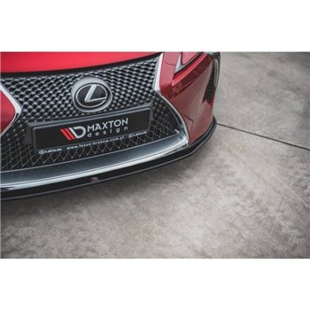 Maxton - Lame Du Pare-Chocs Avant V.2 Lexus LC 500 Noir Brillant