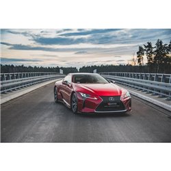 Maxton - Lame Du Pare-Chocs Avant V.2 Lexus LC 500 Noir Brillant