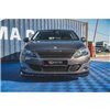 Maxton - Lame Du Pare-Chocs Avant V.2 Peugeot 308 Mk2 Noir Brillant