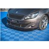 Maxton - Lame Du Pare-Chocs Avant V.2 Peugeot 308 Mk2 Noir Brillant