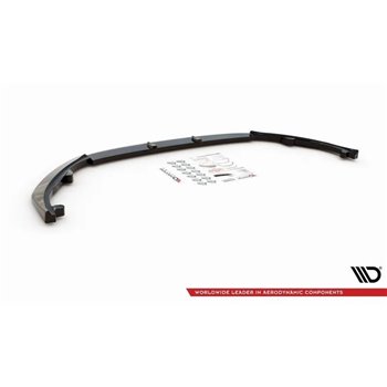 Maxton - Lame Du Pare-Chocs Avant V.2 Peugeot 308 Mk2 Noir Brillant