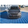 Maxton - Lame Du Pare-Chocs Avant V.1 Peugeot 308 Mk2 Noir Brillant