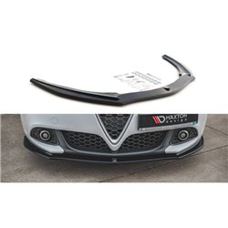Maxton - Lame Du Pare-Chocs Avant V.2 Alfa Romeo Giulietta Noir Brillant