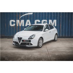 Maxton - Lame Du Pare-Chocs Avant V.2 Alfa Romeo Giulietta Noir Brillant