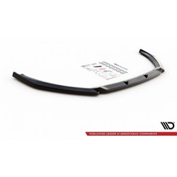 Maxton - Lame Du Pare-Chocs Avant V.2 Peugeot 2008 Mk2 Noir Brillant