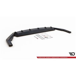 Maxton - Lame Du Pare-Chocs Avant V.1 Skoda Octavia RS Mk4 Noir Brillant