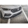 Maxton - Lame Du Pare-Chocs Avant V.3 Skoda Octavia RS Mk4 Noir Brillant