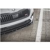 Maxton - Lame Du Pare-Chocs Avant V.3 Skoda Octavia RS Mk4 Noir Brillant