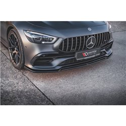 Maxton - Lame Du Pare-Chocs Avant V.2 Mercedes-AMG GT 53 4-Door Coupe X290 Noir Brillant