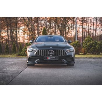 Maxton - Lame Du Pare-Chocs Avant V.2 Mercedes-AMG GT 53 4-Door Coupe X290 Noir Brillant