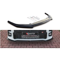 Maxton - Lame Du Pare-Chocs Avant V.1 Toyota GR Yaris Mk4 Noir Brillant